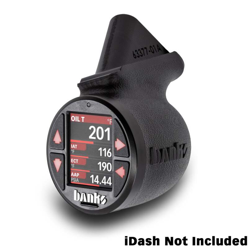Banks Power 2018-2023 Jeep Gauge Pod Kit - Single Gauge - Lower Mount Banks Power Gauge Pods  AXOPROS