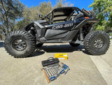 PRP 35pc Can-Am Roll Up Tool bag Tool kit - Black PRP Seats Tool Storage  AXOPROS