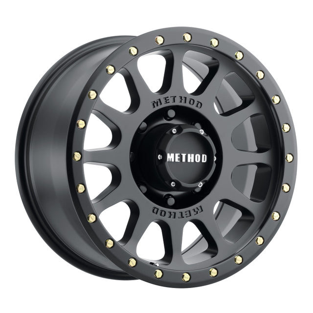 Method MR305 NV 20x10 -18mm Offset 8x180 130.81mm CB Matte Black Wheel Method Wheels Wheels - Cast  AXOPROS
