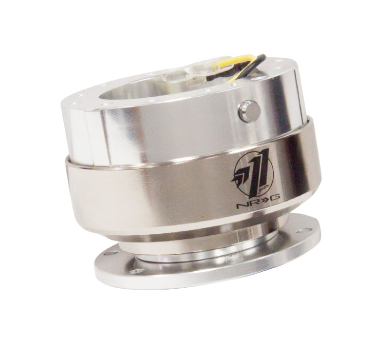 NRG Quick Release Gen 2.0 - Silver Shiny Body / Brushed Silver Ring NRG Quick Release Adapters  AXOPROS