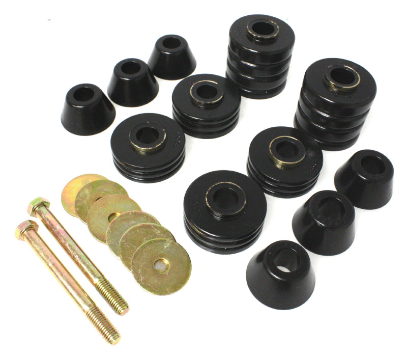 Energy Suspension 73-80 GM C2500/C3500/K1500/K20/K30 Body(cab) Mount Set Energy Suspension Bushing Kits  AXOPROS