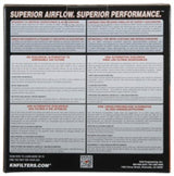 K&N 15-18 Audi A4 L4-1.4L 18-20 A5/RS5 2021 Q5 F/I Drop In Replacement Air Filter K&N Engineering Air Filters - Drop In  AXOPROS
