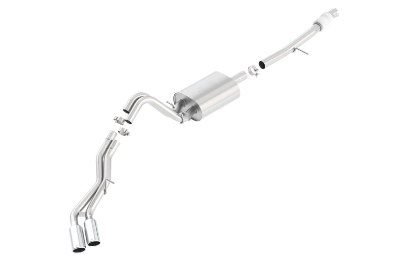 Borla Touring Cat Back 15-16 Chevy Suburban 5.3L V8 2.75in, 2.25in Dual Same Side Exit 4in Tips Borla Catback  AXOPROS