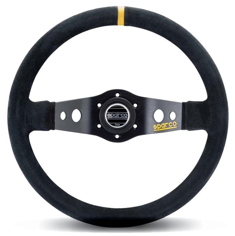 Sparco Steering Wheel 215 Suede Black SPARCO Steering Wheels  AXOPROS