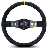 Sparco Steering Wheel 215 Suede Black SPARCO Steering Wheels  AXOPROS