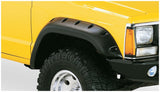 Bushwacker 84-01 Jeep Cherokee Cutout Style Flares 4pc Fits 2-Door Sport Utility Only - Black Bushwacker Fender Flares  AXOPROS