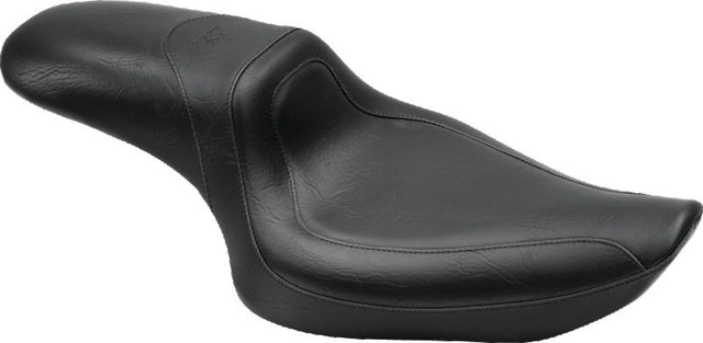 Mustang 04-21 Harley Sportster Fastback 1PC Seat - Black Mustang Motorcycle One-Piece Motorcycle Seats  AXOPROS