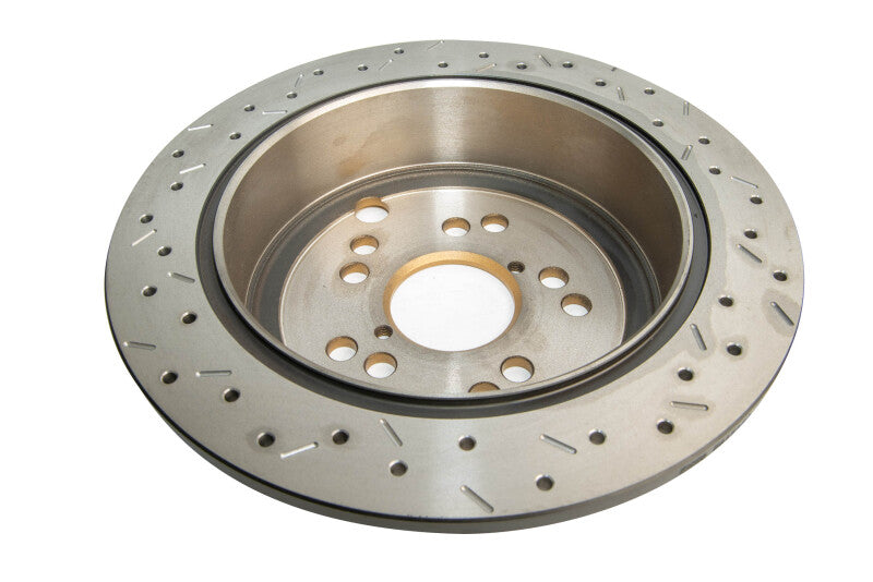 DBA 12+ Subaru/Scion BRZ/FR-S (AU Spec) 10 Lug Slot Rear Drilled & Slotted 4000 Series Rotor DBA Brake Rotors - Slot & Drilled  AXOPROS