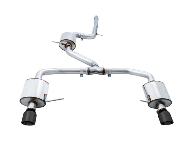AWE Tuning 18-21 Volkswagen Jetta GLI Mk7 Touring Exhaust - Diamond Black Tips (Fits High-Flow DP) AWE Tuning Catback  AXOPROS