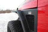 Fishbone Offroad 97-06 Jeep Wrangler TJ Steel Tube Fenders Front 3In Flare - Blk Textured Powdercoat Fishbone Offroad Fenders  AXOPROS