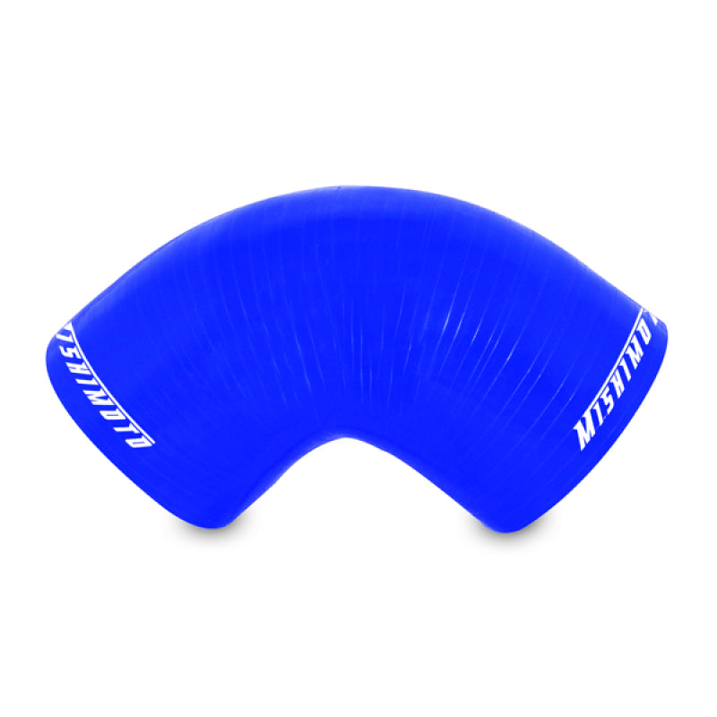 Mishimoto 2.5 Inch Blue 90 Degree Coupler Mishimoto Silicone Couplers & Hoses  AXOPROS