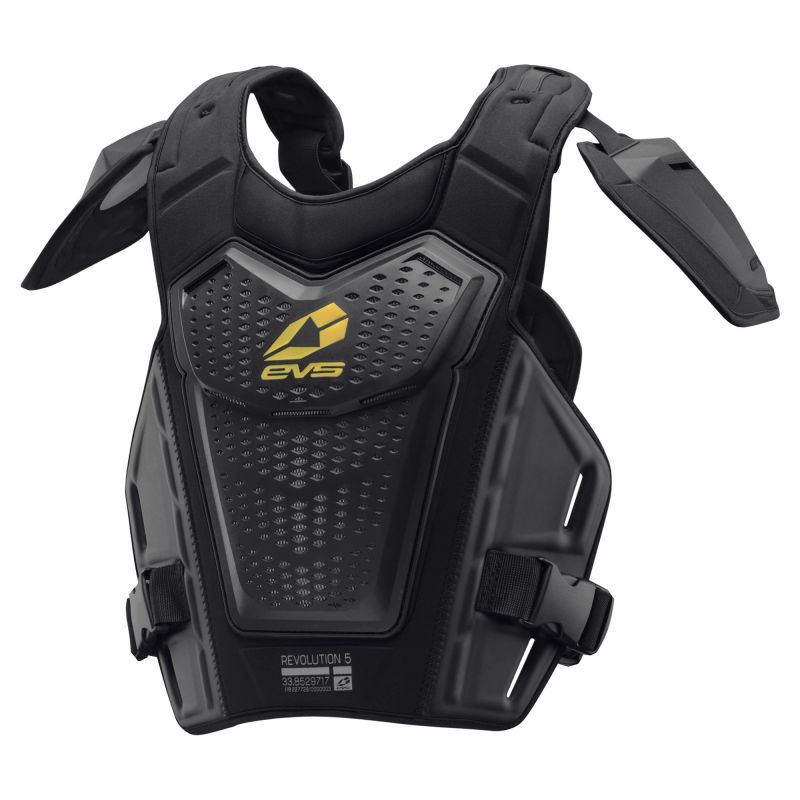 EVS Revo 5 Roost Deflector Black/Hiviz - Small/Medium EVS Body Protection  AXOPROS