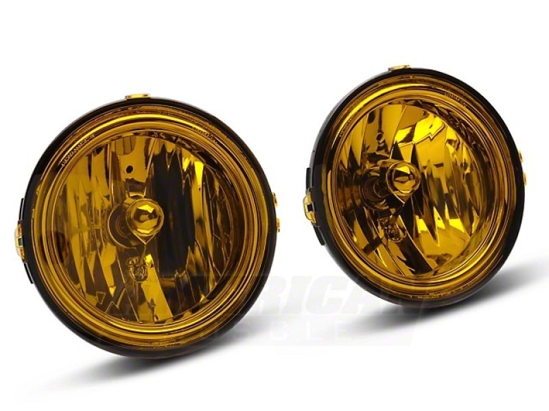 Raxiom 05-12 Ford Mustang GT Fog Lights Yellow Raxiom Headlights  AXOPROS