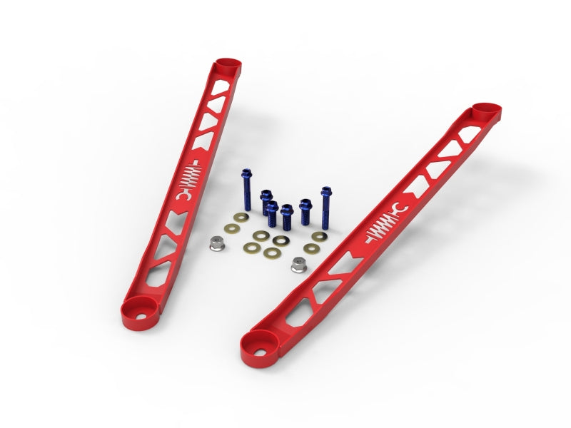 aFe CONTROL 304 Stainless Steel Front Suspension Strut Brace Red - Toyota GR Supra (A90) 20-21 aFe Strut Bars  AXOPROS