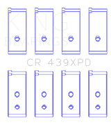 King Honda B-Series Dowel Performance Rod Bearing Set - Size STD King Engine Bearings Bearings  AXOPROS