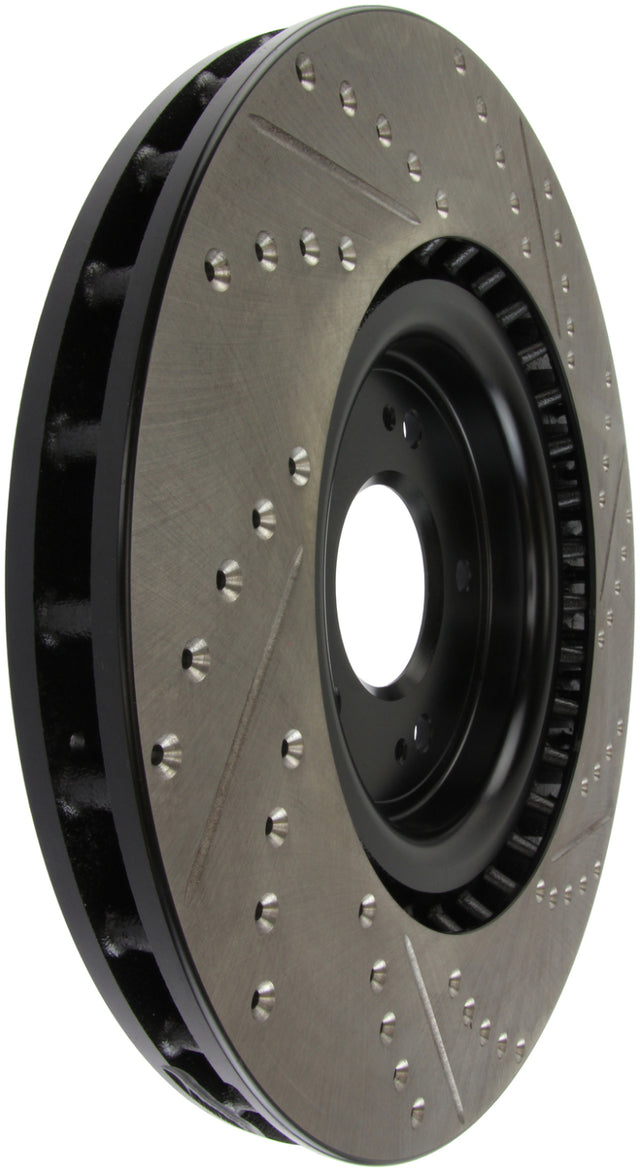 StopTech Slotted & Drilled Sport Brake Rotor Stoptech Brake Rotors - Slot & Drilled  AXOPROS