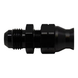 DeatschWerks 6AN Male Flare to 5/16in Hardline Compression Adapter - Anodized Matte Black DeatschWerks Fuel Components Misc  AXOPROS