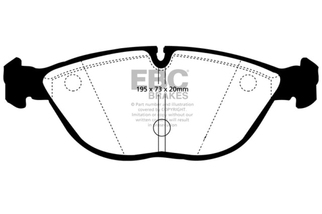 EBC 04-06 Audi TT Quattro 3.2 Redstuff Front Brake Pads EBC Brake Pads - Performance  AXOPROS