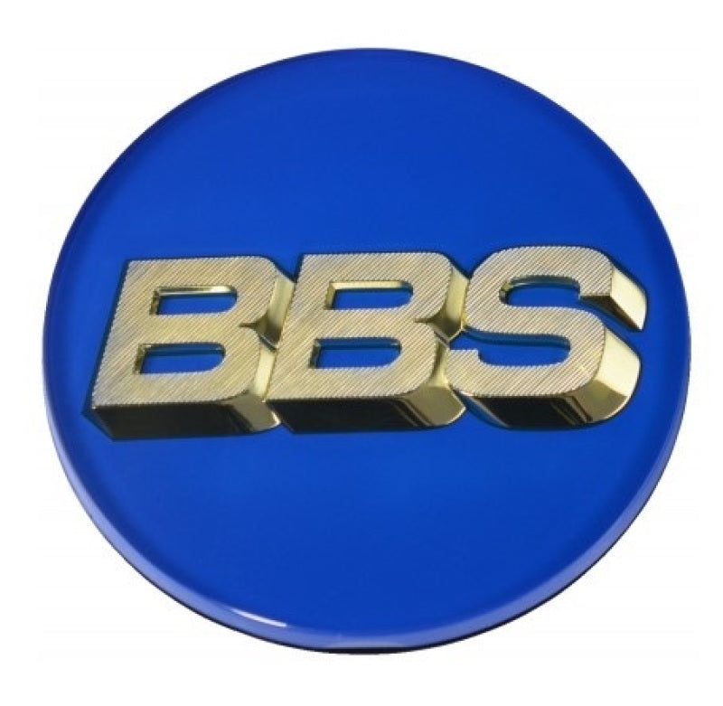 BBS Center Cap 70.6mm Blue/Gold (4-Tab) BBS Wheel Center Caps  AXOPROS