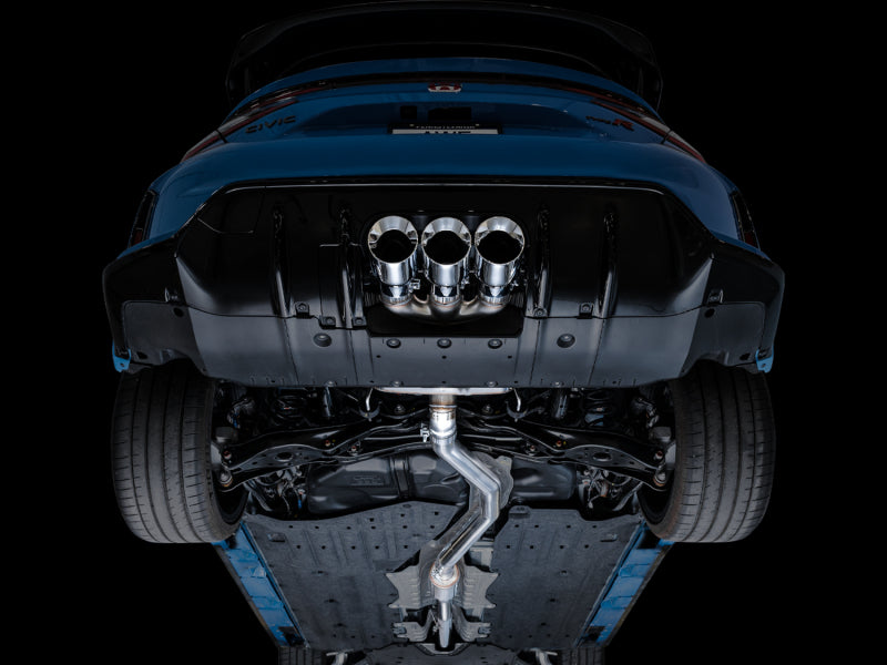 AWE Tuning 2023 Honda Civic Type R FL5 Touring Edition Exhaust w/ Triple Chrome Silver Tips AWE Tuning Catback  AXOPROS