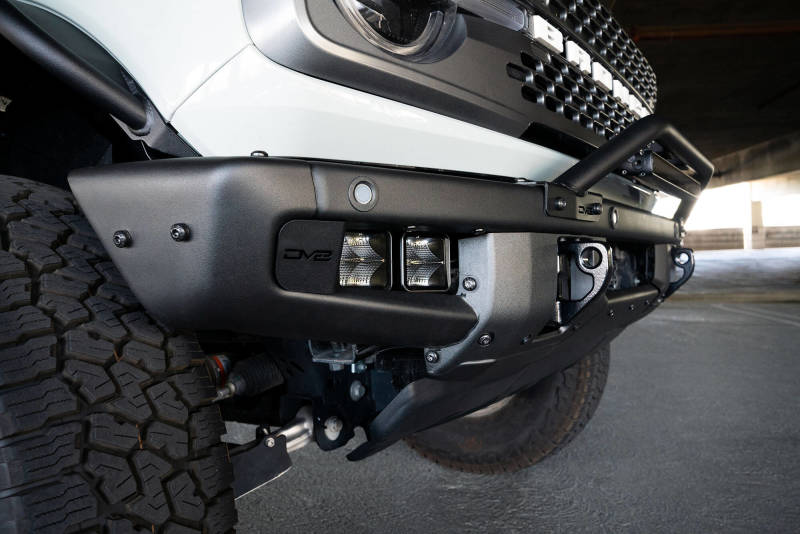 DV8 Offroad 21-22 Ford Bronco Factory Bumper Pocket Light Mount (Pair) 3in LED Pod Lights DV8 Offroad Light Mounts  AXOPROS