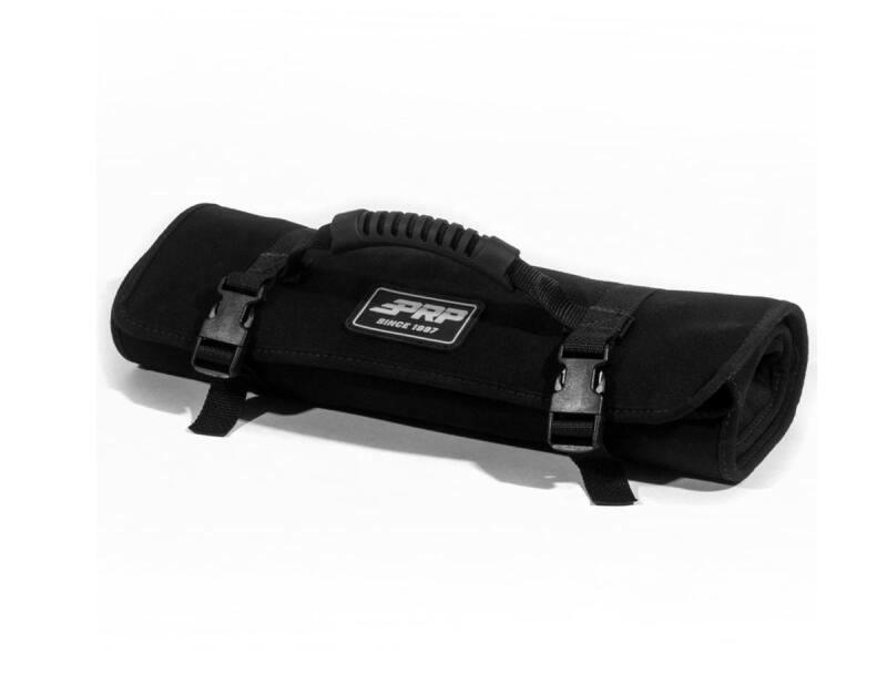 PRP 35pc Can-Am Roll Up Tool bag Tool kit - Black PRP Seats Tool Storage  AXOPROS