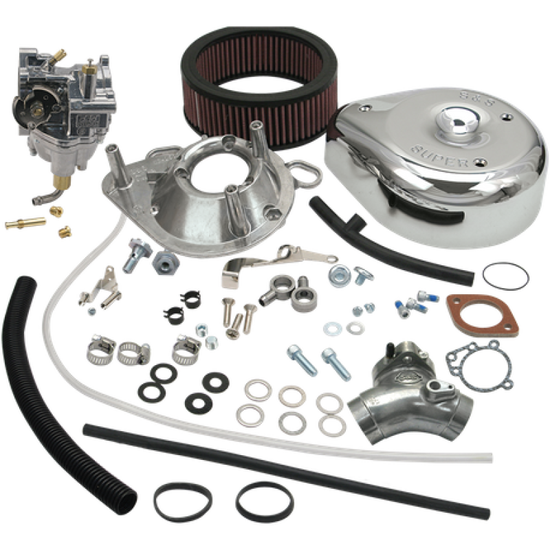 S&S Cycle 99-05 BT Models Super E Carburetor Kit S&S Cycle Carburetor Rebuild Kits  AXOPROS