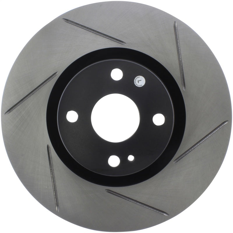 StopTech 16-17 Mazda MX-5 Front Driver Side Slotted Sport Brake Rotor Stoptech Brake Rotors - Slotted  AXOPROS