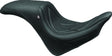 Mustang Motorcycle Mustang 06-17 Harley Softail Wide Tire (200mm) Wide Touring Recessed Passenger Seat w/Studs - Black Passenger Motorcycle Seats aftermarket performance part