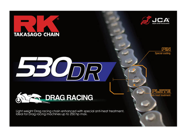 RK Chain 530DR-150 - Natural RK Chain Chains  AXOPROS