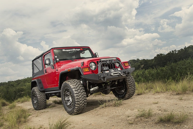 Rugged Ridge Hurricane Fender Flare Kit 97-06 Jeep Wrangler TJ Rugged Ridge Fender Flares  AXOPROS