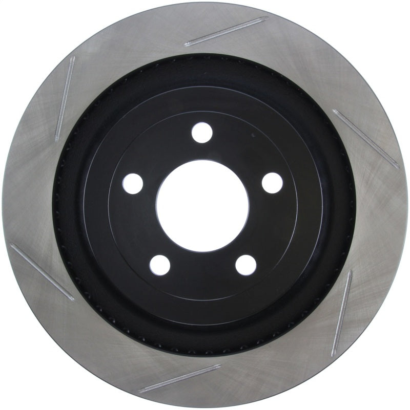 StopTech 2015 Ford Mustang GT w/ Brembo Brakes Right Rear Slotted Brake Rotor Stoptech Brake Rotors - Slotted  AXOPROS
