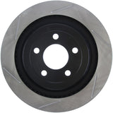 StopTech 2015 Ford Mustang GT w/ Brembo Brakes Right Rear Slotted Brake Rotor Stoptech Brake Rotors - Slotted  AXOPROS