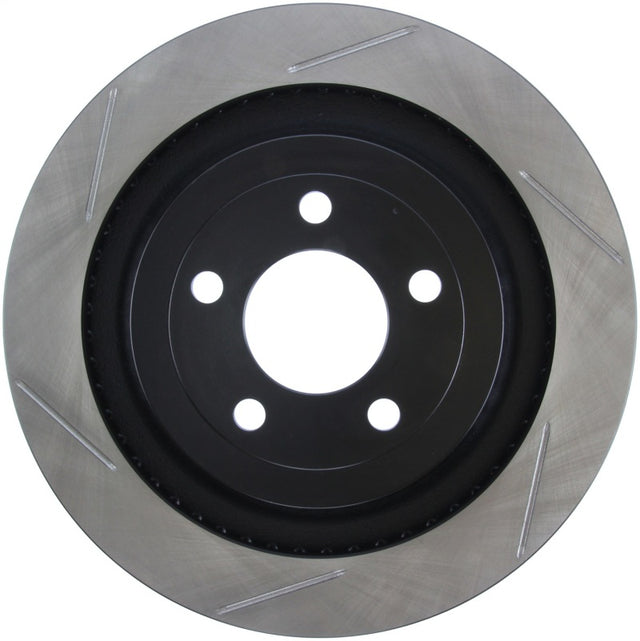 StopTech 2015 Ford Mustang GT w/ Brembo Brakes Right Rear Slotted Brake Rotor Stoptech Brake Rotors - Slotted  AXOPROS