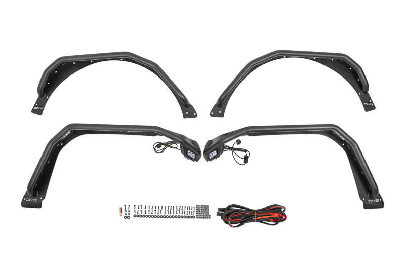 DV8 Offroad 18-23 Jeep Wrangler JL Spec Series Tube Fenders DV8 Offroad Fenders  AXOPROS