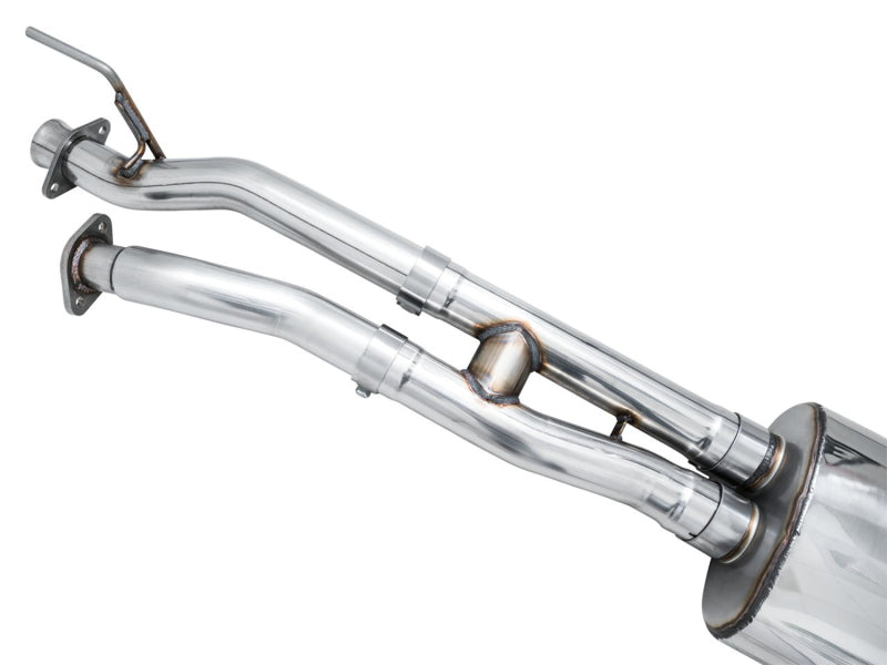 AWE 16-22 Toyota Tacoma 0FG Catback Exhaust w/ BashGuard - Dual Diamond Black Tips AWE Tuning Catback  AXOPROS