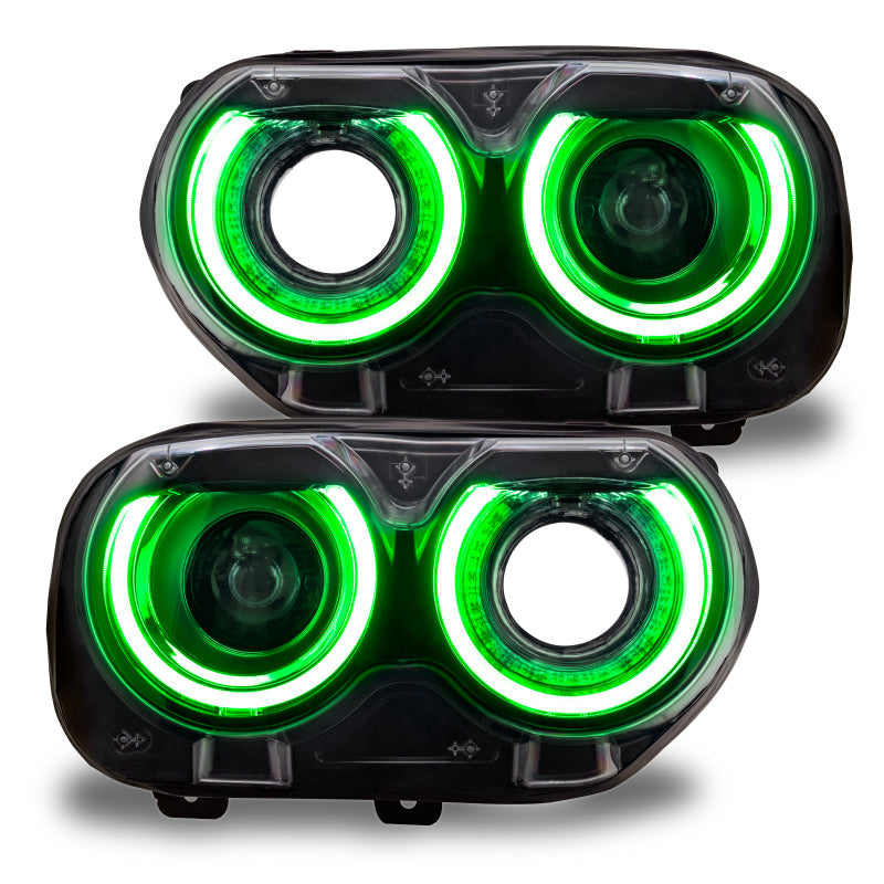 Oracle 15-21 Dodge Challenger RGB+W Headlight DRL Upgrade Kit - ColorSHIFT - BC1 SEE WARRANTY ORACLE Lighting Headlights  AXOPROS