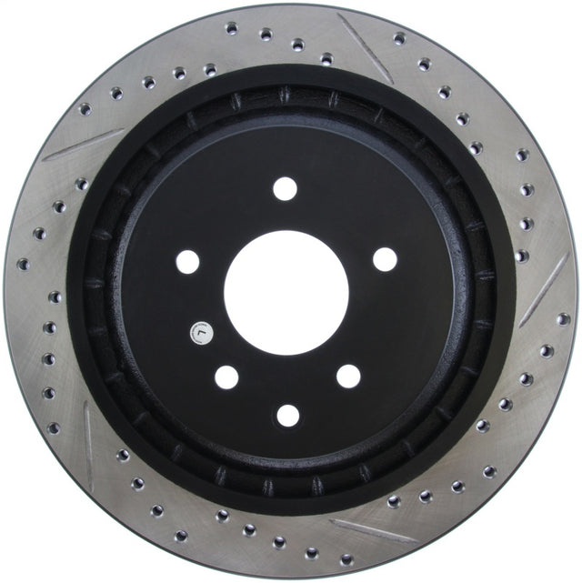 StopTech Infiniti G37 / Nissan 370Z SportStop Slotted & Drilled Rear Left Rotor Stoptech Brake Rotors - Slot & Drilled  AXOPROS