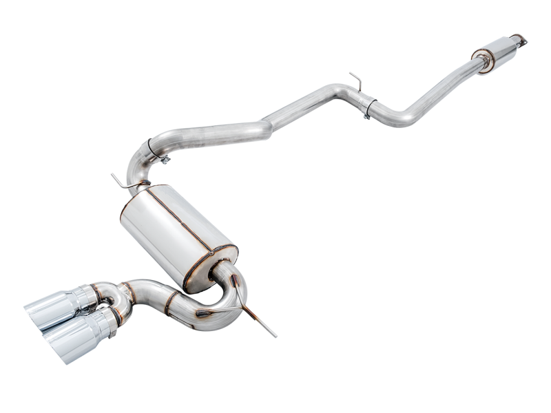 AWE Tuning Ford Focus ST Touring Edition Cat-back Exhaust - Non-Resonated - Diamond Black Tips AWE Tuning Catback  AXOPROS
