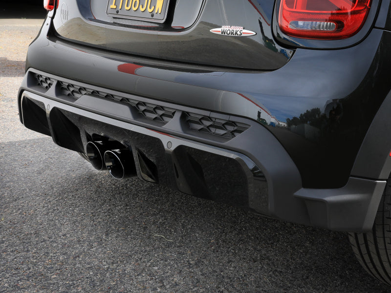 aFe aFe 14-24 Mini Cooper S MACH Force-Xp 3in to 2-1/2in 304SS Cat-Back Exhaust w/ Black Tip Catback aftermarket performance part
