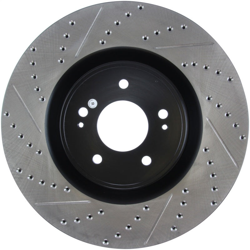 StopTech Slotted & Drilled Sport Brake Rotor Stoptech Brake Rotors - Slot & Drilled  AXOPROS