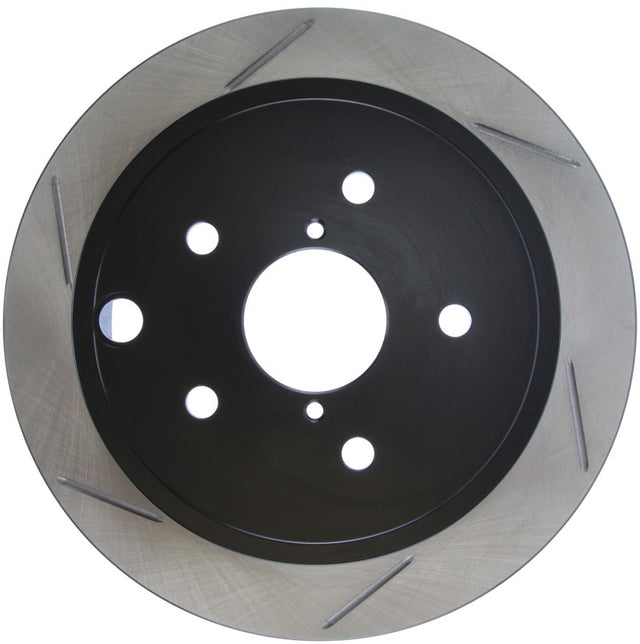 StopTech Power Slot 2015 Subaru WRX (w/o EyeSight) Rear Right Slotted Rotor Stoptech Brake Rotors - Slotted  AXOPROS