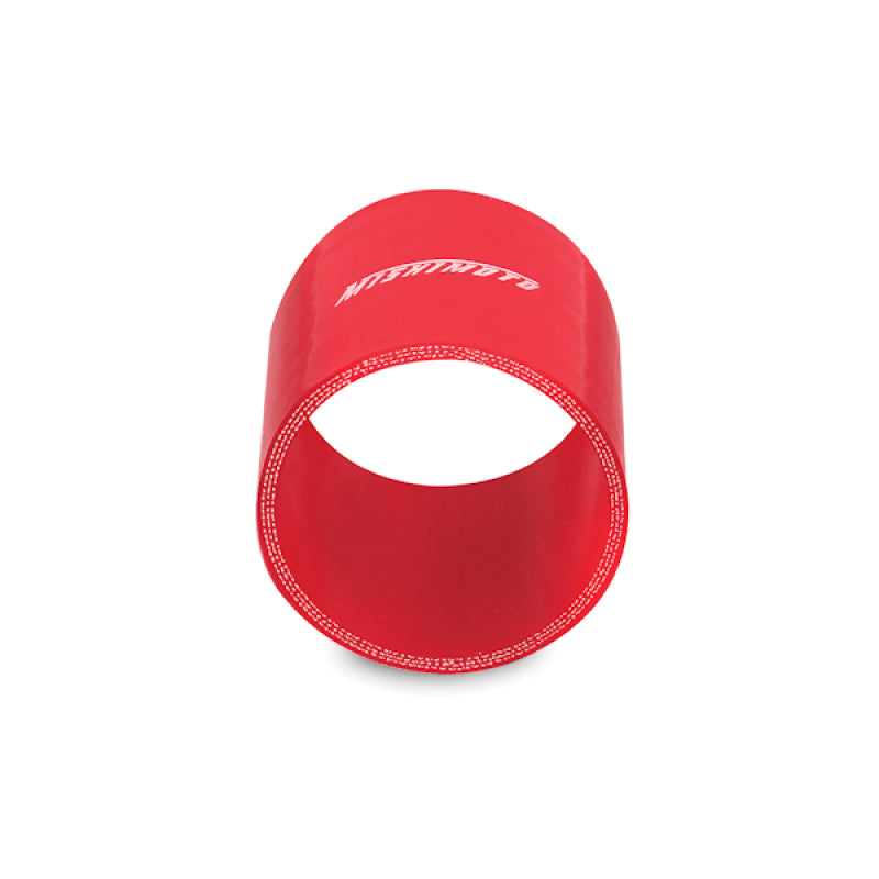 Mishimoto 2.5 Inch Red Straight Coupler Mishimoto Silicone Couplers & Hoses  AXOPROS