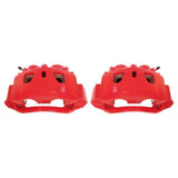 Power Stop 11-19 Chevrolet Silverado 2500 HD Front Red Calipers w/Brackets - Pair PowerStop Brake Calipers - Perf  AXOPROS
