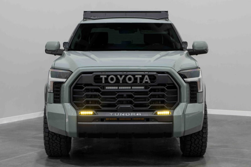 Diode Dynamics 2022 Toyota Tundra SS6 LED Fog Light Kit - Amber Wide Diode Dynamics Fog Lights  AXOPROS