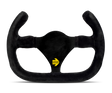 Momo MOD27/C Steering Wheel 270 mm -  Black Suede/Black Spokes MOMO Steering Wheels  AXOPROS