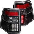 ANZO 2007-2014 Ford Expedition LED Taillights Black ANZO Tail Lights  AXOPROS