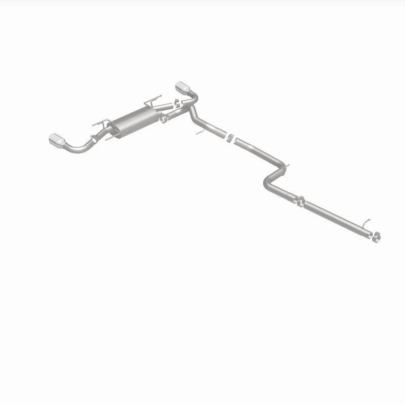 MagnaFlow 10-12 Mazda 3 L4 2.5L Hatchback Split Rear Exit Stainless Cat Back Performance Exhaust Magnaflow Catback  AXOPROS