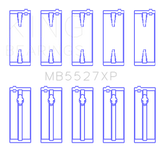 King Toyota 4AGE/4AGZE 16V 1.6L (Size 0.25 Oversized) Performance Main Bearing Set King Engine Bearings Bearings  AXOPROS