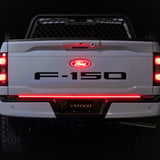 Putco 23-24 Ford SuperDuty F-250/F-350/F-450 60In Freedom Tailgate Bars w/ LED Taillamps Blade Putco Light Tailgate Bar  AXOPROS
